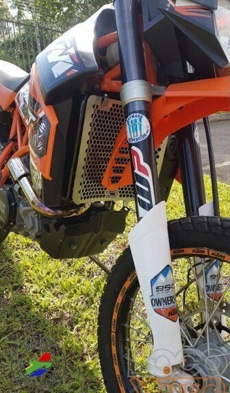 TrTec Adventure - Stainless Steel Radiator Guard - KTM 950 SE