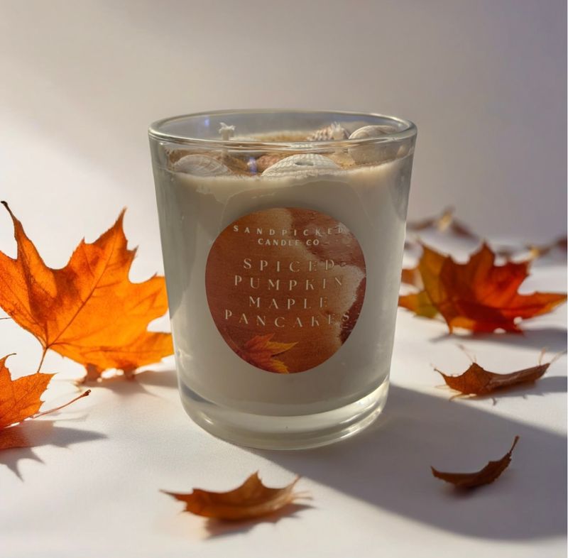Spiced Pumpkin Maple Pancakes Soy Candle