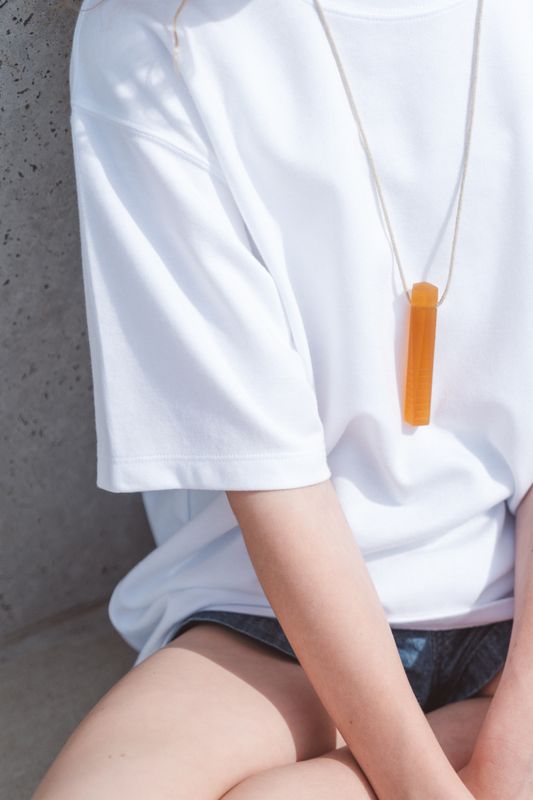 The Santo: Natural Rubber Sensory Necklace: Two Pack