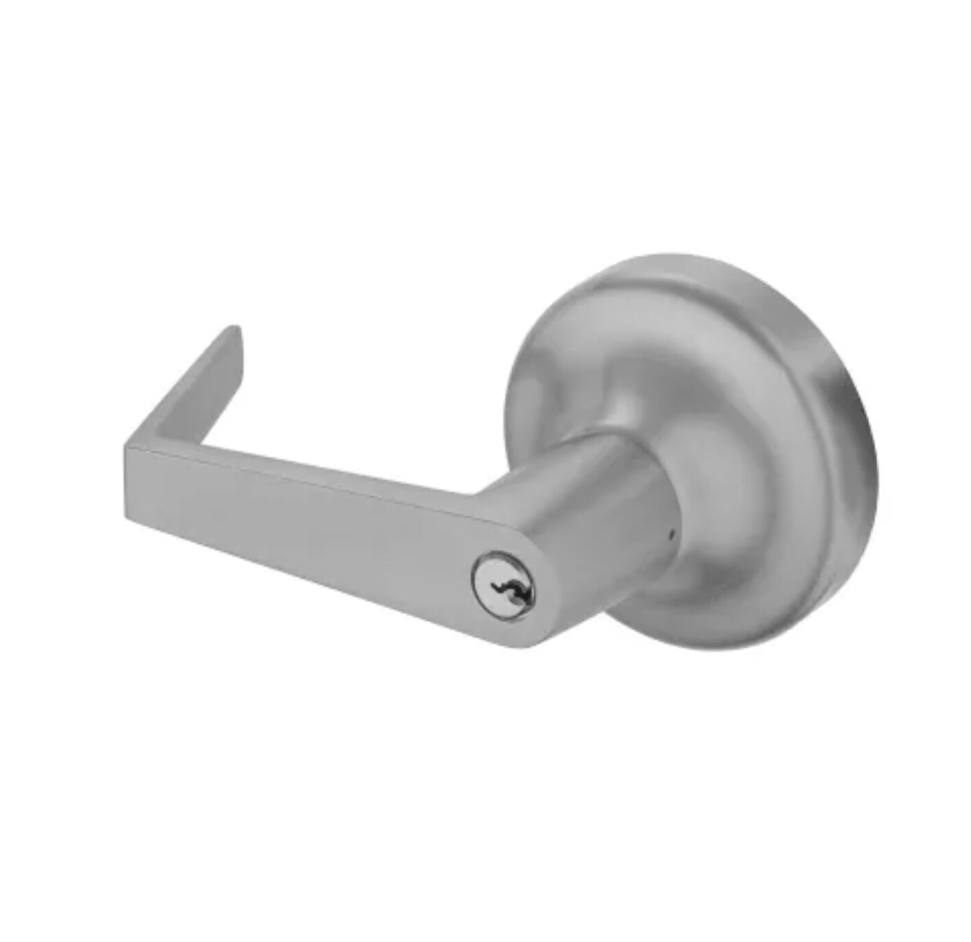 AU446F 626 - Yale Rose x Lever Trim, Classroom (08), Augusta Lever, Satin Chrome