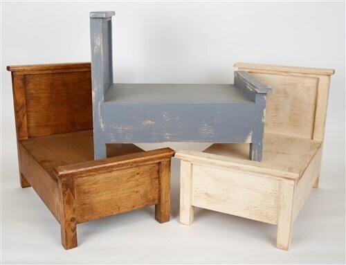 Anastasia Bed-Newborn Prop-Wood-Color