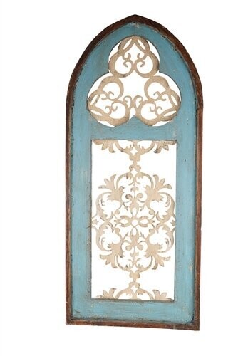 Cave Creek Wall Decor Window-Turquoise-20x47 inches