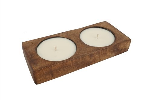 Cheese Mold-2 Hole-Rustic-Candle Ready-Two Colors