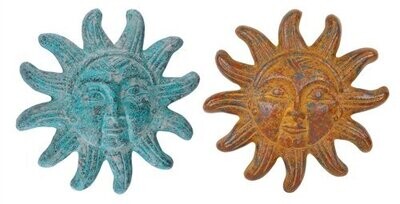 Clay Sun-12 inch-Hand Painted-Garden Decor