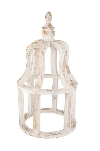 Farmhouse Crown Lantern-Farm Style Decor-Wood-13x27 inches