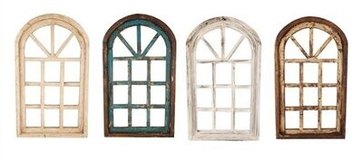 Hampton Wall Decor Window-14x24 Inches-4 Colors