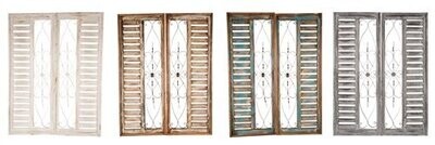Palermo Shutter Windows-Pair-Farmhouse-Four Colors