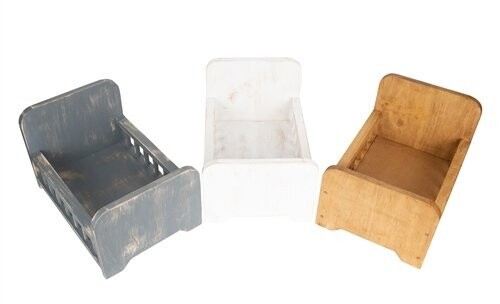 Railey Bed-Newborn Prop-Solid Wood-Color-SALE