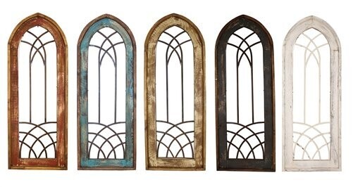 Valeria Farmhouse Wall Decor Window-Five Colors-20x50