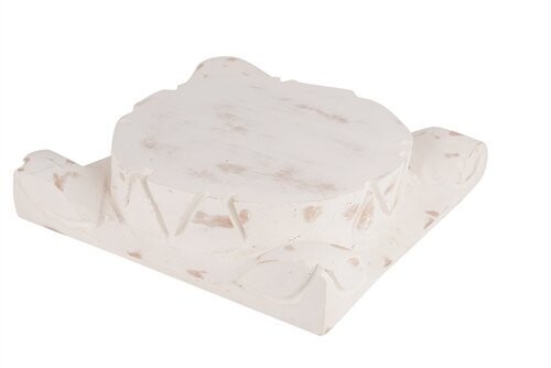 Farmhouse Cake Stand-Great Display-Primitive-Three Sizes, Colors: Pure White