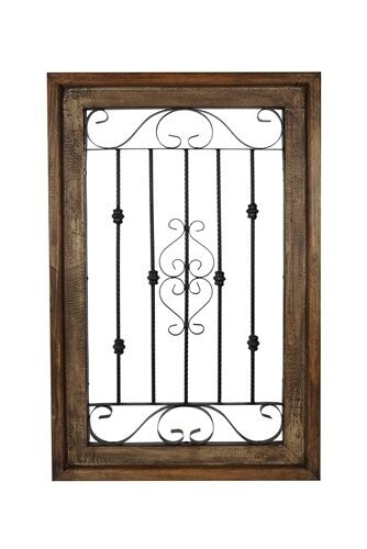 Spanish Wall Decor Window-Large-Four Colors-28x45, Colors: Antique White