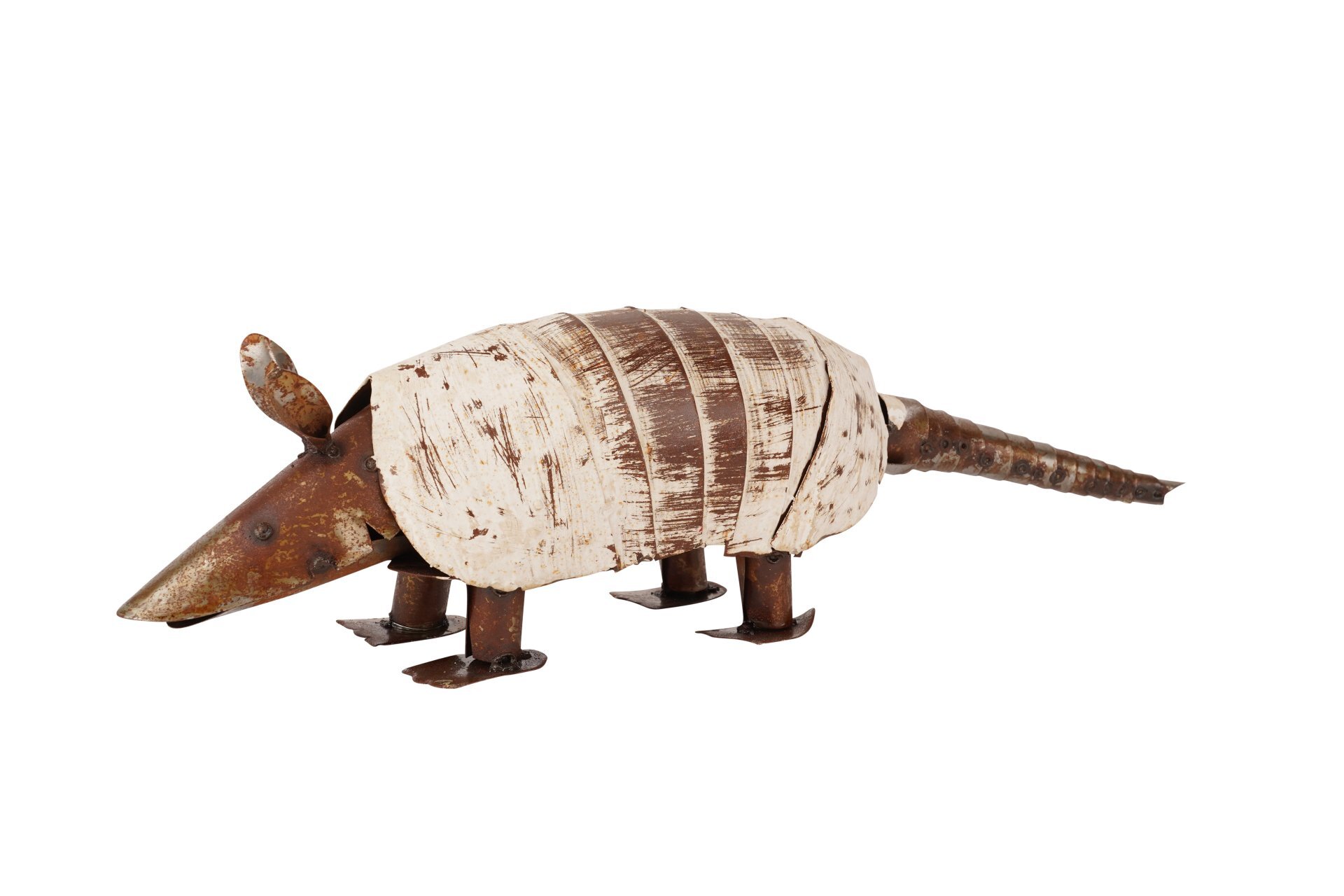Farmhouse Armadillo-Metal Handmade-Garden Yard Art-Two Colors
