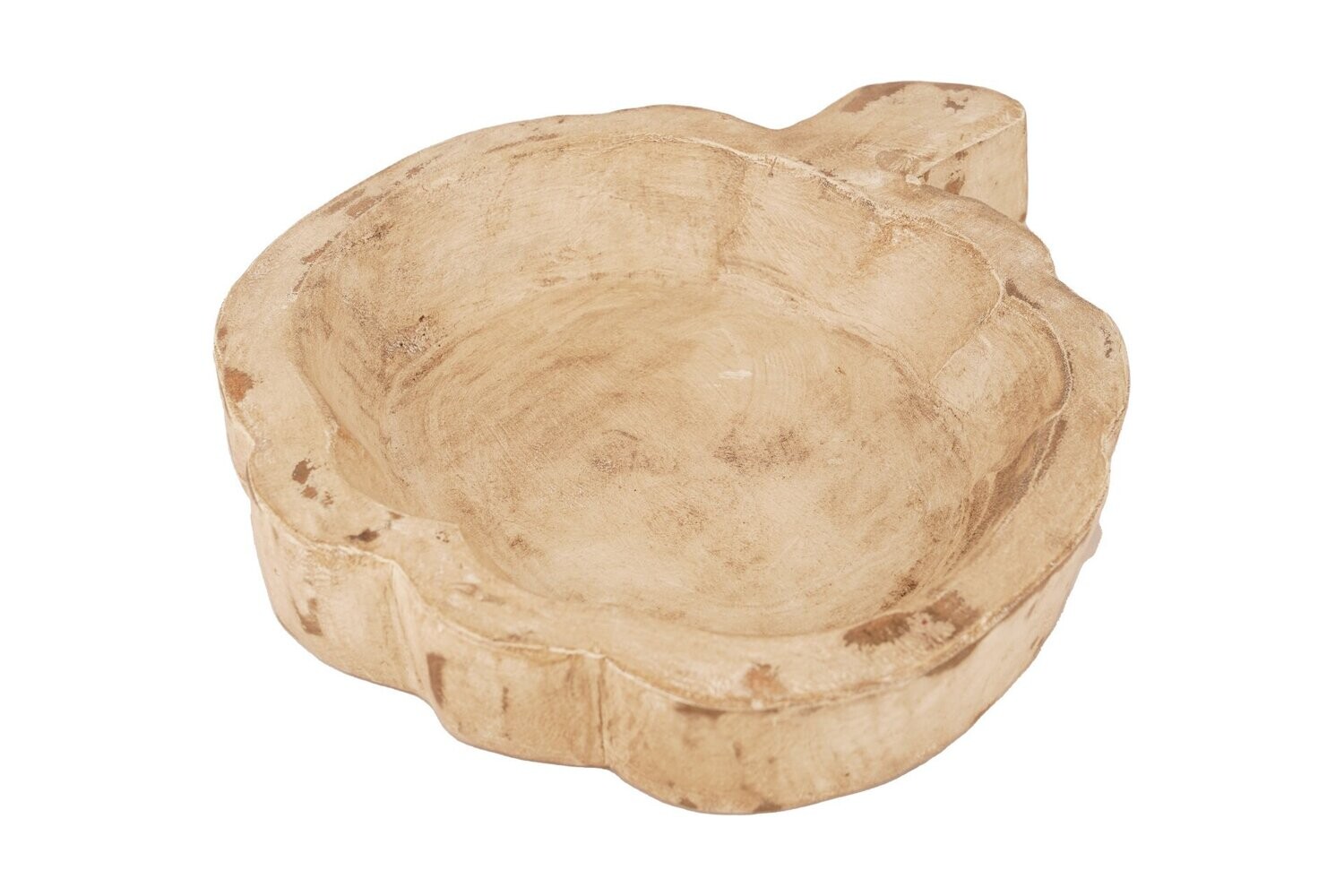 Pumpkin-Large-Dough Bowl-Farmhouse-Candle Ready-11x11 inches-Large-BIG SALE-Overstocked-$15, Colors: Antiqued White