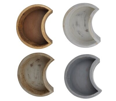 Moon-Bed-Newborn Prop-Solid Wood-18x16x5 in-Colors