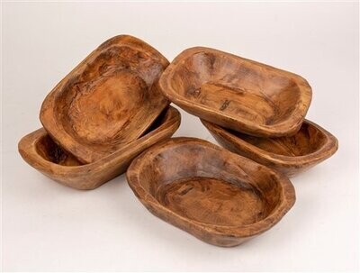 Mini- #2-Home Decor-Dough Bowl-6x10x2-Waxed-Mini #2, COLOR: Waxed