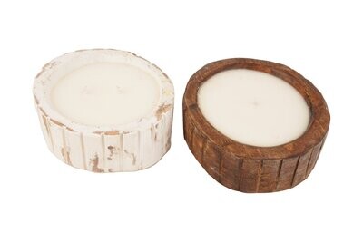 Ridgy(tm) Mini Round Dough Bowl-Candle Ready-6x2 inches