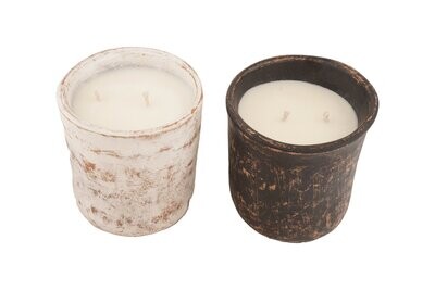 Jarritos Jar(tm)-Candle Pour-Clay Candle Vessel-4x4 in.-Two Colors