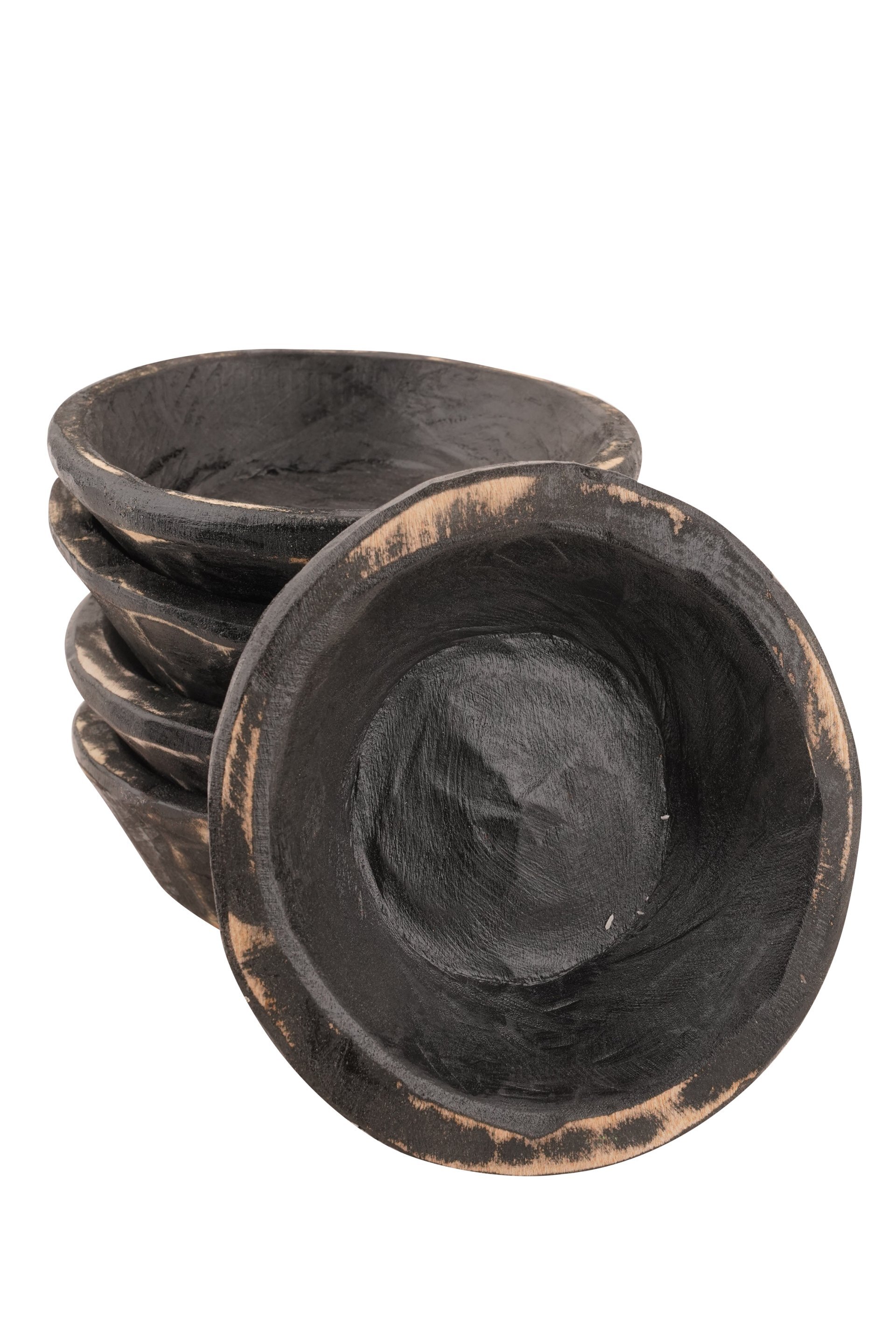 Round Wooden Dough Bowl-Medium-10-12 inch-Home Decor #2