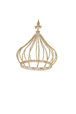 Farmhouse Iron Topiary- Garden Decor-Finial-Architectural Garden 12x14-Wrought Iron-Handmade-Metal-Farmhouse Topiary