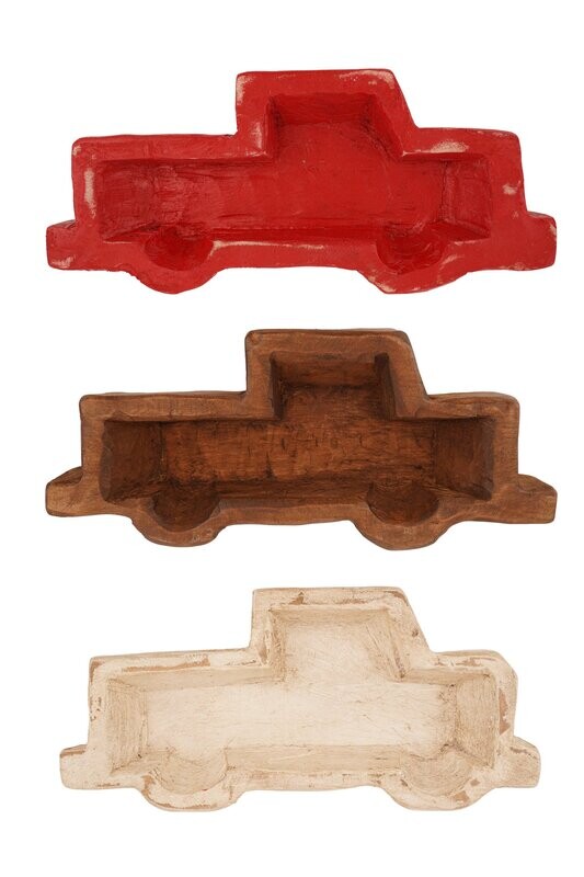 OVERSTOCKED-Farmhouse Truck-Rustic-13 x 6 x 2-Handmade-Candle  Ready Dough Bowl-SALE-$10