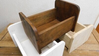 BB Bed-Newborn Prop-Handmade-Wood-15.5x11x10H inches-CLEARANCE