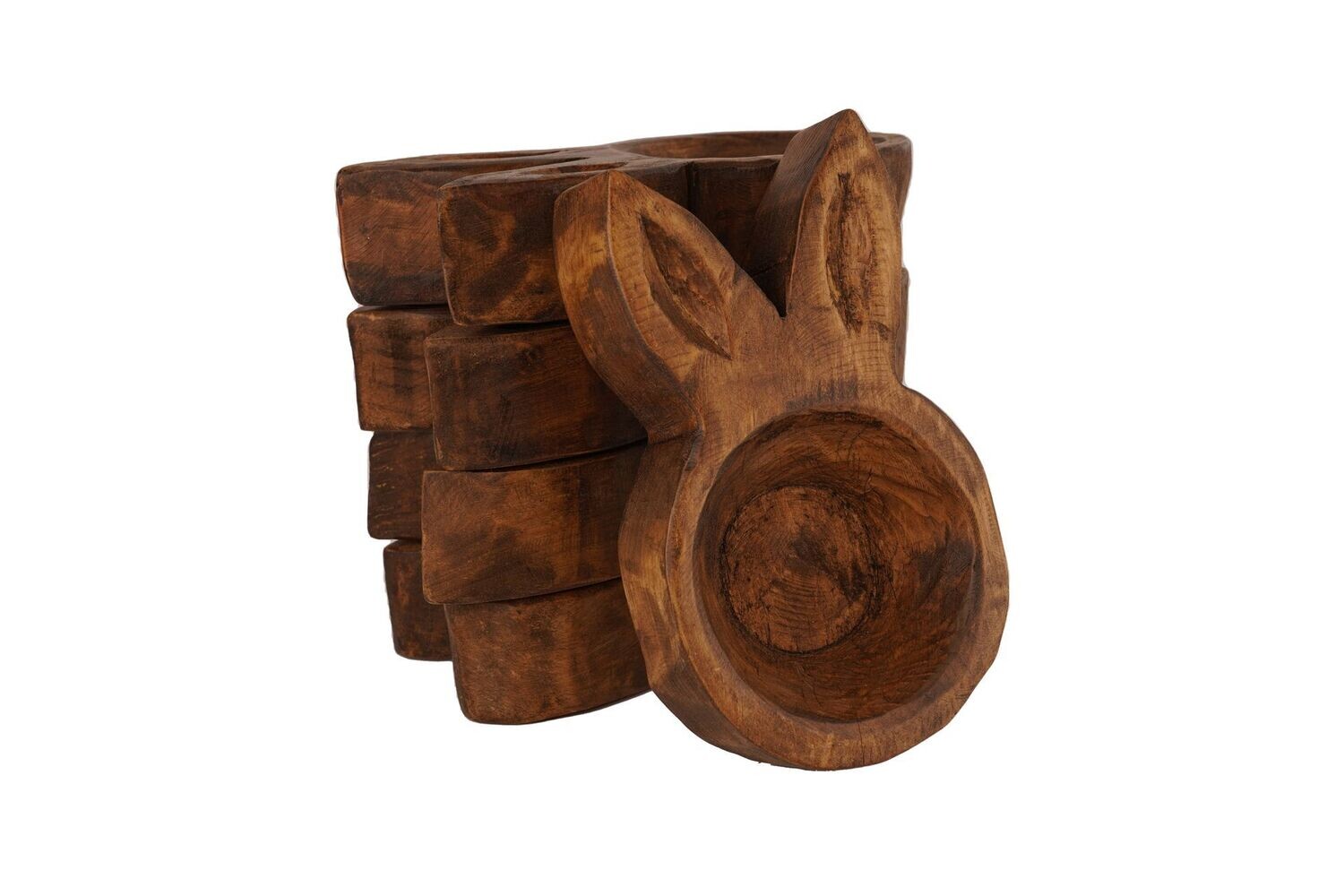 Buddy the Bunny-Dough Bowl-Farmhouse-Candle Ready-6x10 inches-8 Colors-Buddy, Colors: Waxed