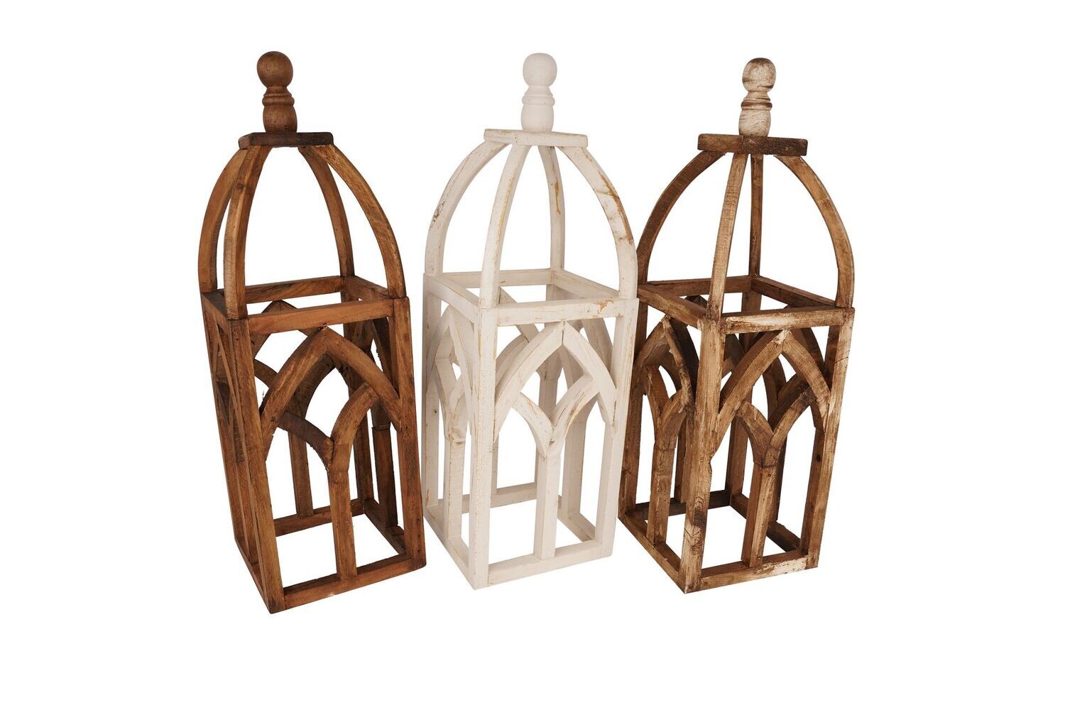 Cathedral Farmhouse Lantern-Home Decor-9x26 inches-NEW