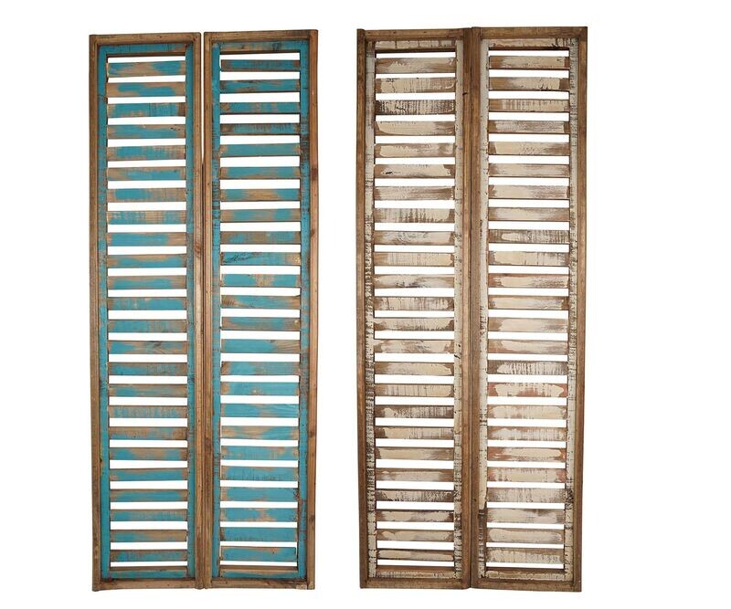 Milan Wood Shutter Windows-Pair-Farmhouse-24x60-Large