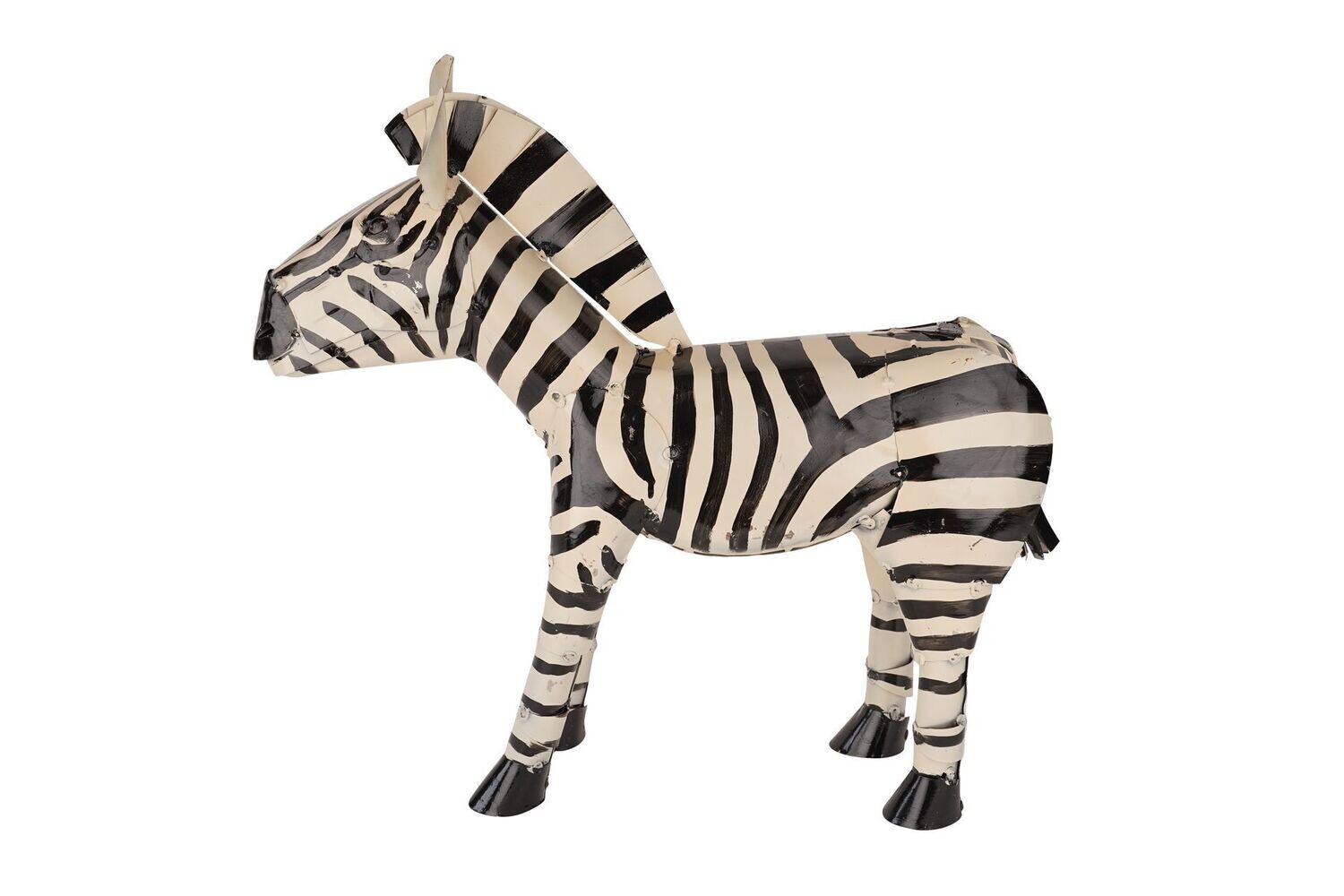 Ziggy The Zebra-Metal-Garden-Yard Art-Animal-20Lx5Wx19H-NEW