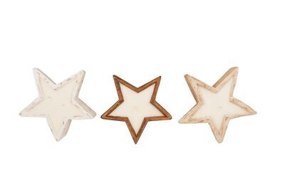 Star Dough Bowl-Medium-10 x 10-Handmade-Candle  Ready-3 Colors