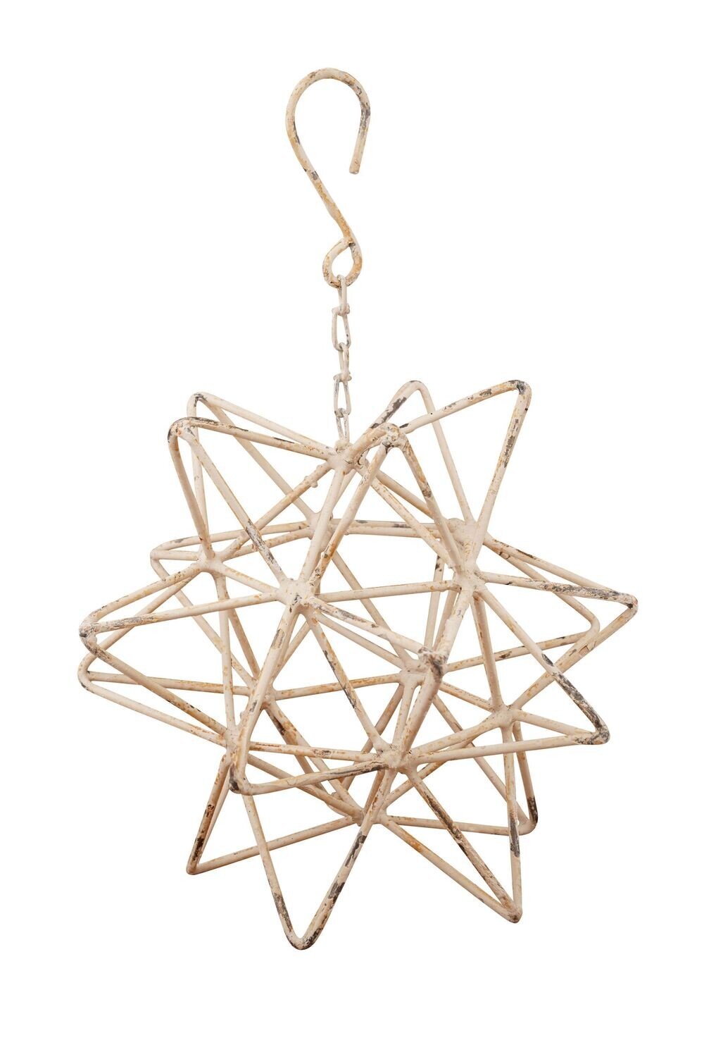 Farmhouse Iron Hanging Star-White-Handmade-Home Decor-10 inch-SALE-$18