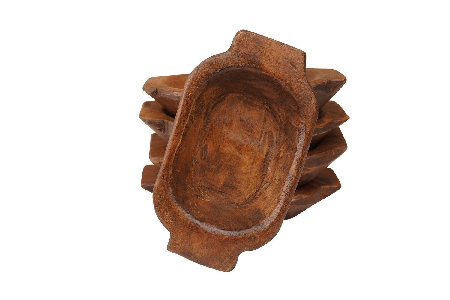 Heartland Mini Dough Bowl-Candle Ready-6x10x2 inches, COLOR: Waxed