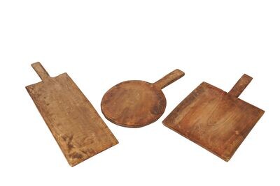 Rustic Farmhouse Wood Pizza Board-Tray-Natural Wood Tone-3 Designs