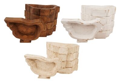 Chicken Dough Bowl-Candle Ready-6x10 inches-Chicken Dough Bowl-NEW
