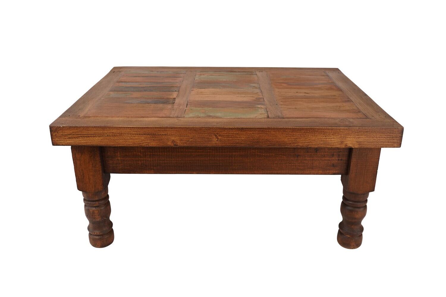 Texas Creek Reclaimed Wood Table-Repurposed-24x18x11H-Riser-Display
