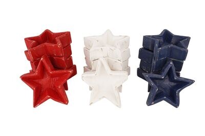 Star Bowl-Mini-7 x 7 x 2 -Wood-Candle Ready-Mini Star Dough Bowl-Blue Moon Fever