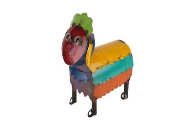Sheppa the Sheep-Metal-Garden-Yard Art-Colorful Sheep-Small