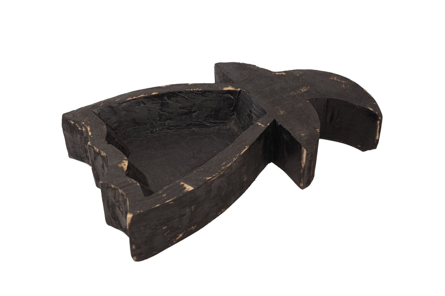 Witch Dough Bowl-6x10x2 inches-Boo Collection-Candle Ready-5 Color Choices-NEW DESIGN-Witch Dough Bowl, COLOR: Black