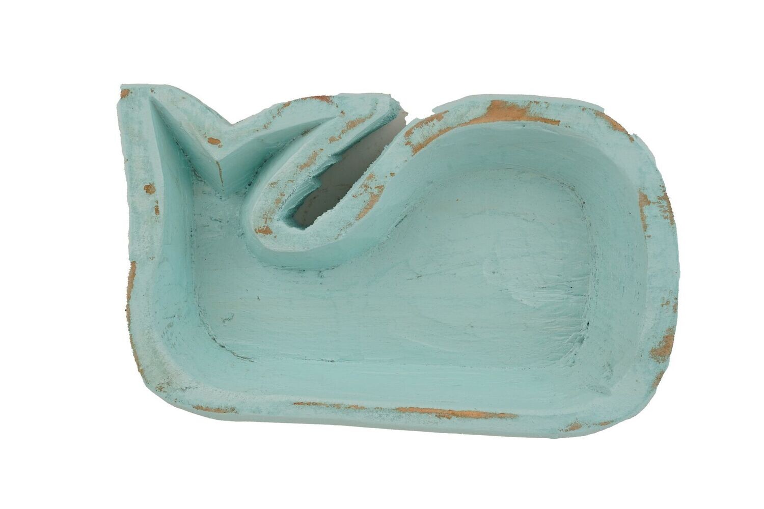 Whale Dough Bowl-10x6 inches-Sea Life-Candle Ready-Whale, COLOR: Seaside Blue