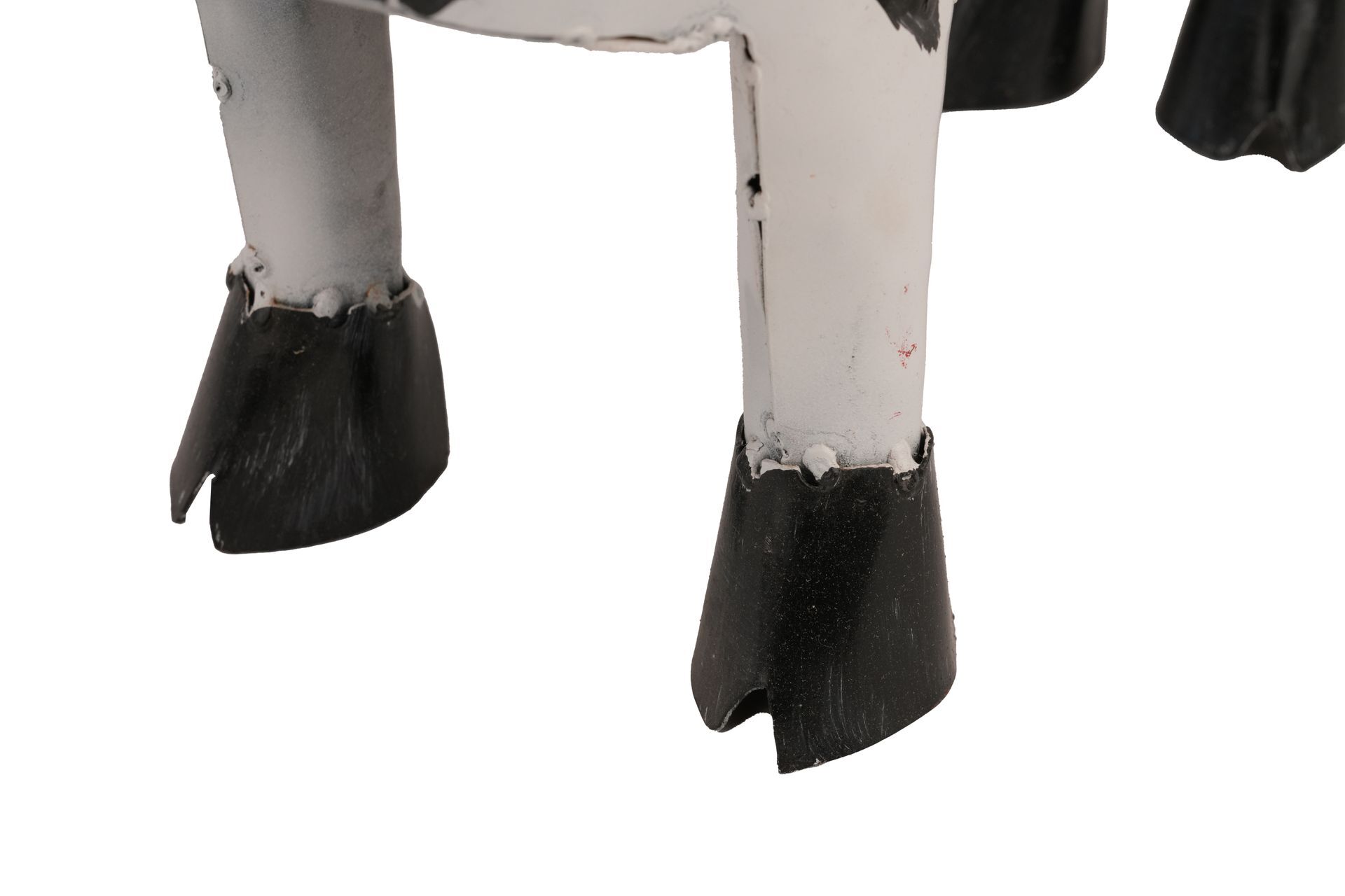 Lola the Farmhouse Cow-Metal-Garden-Yard Art-20L x 6W x 13H inches