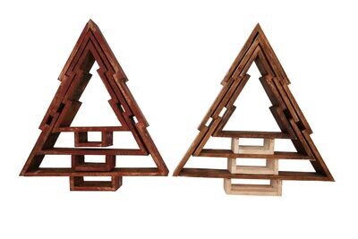 Wooden Christmas Tree-Home Decor-Nesting-Xmas-Set of 3