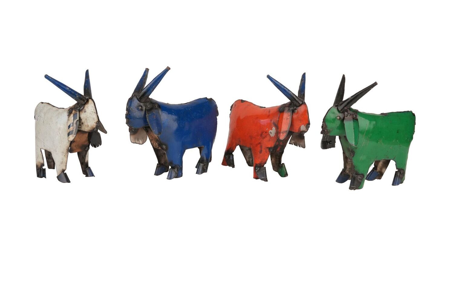 Great Buy-Recycled Super Mini Metal Goat-Garden-8L x 3D x 8.5H inches-Super Mini