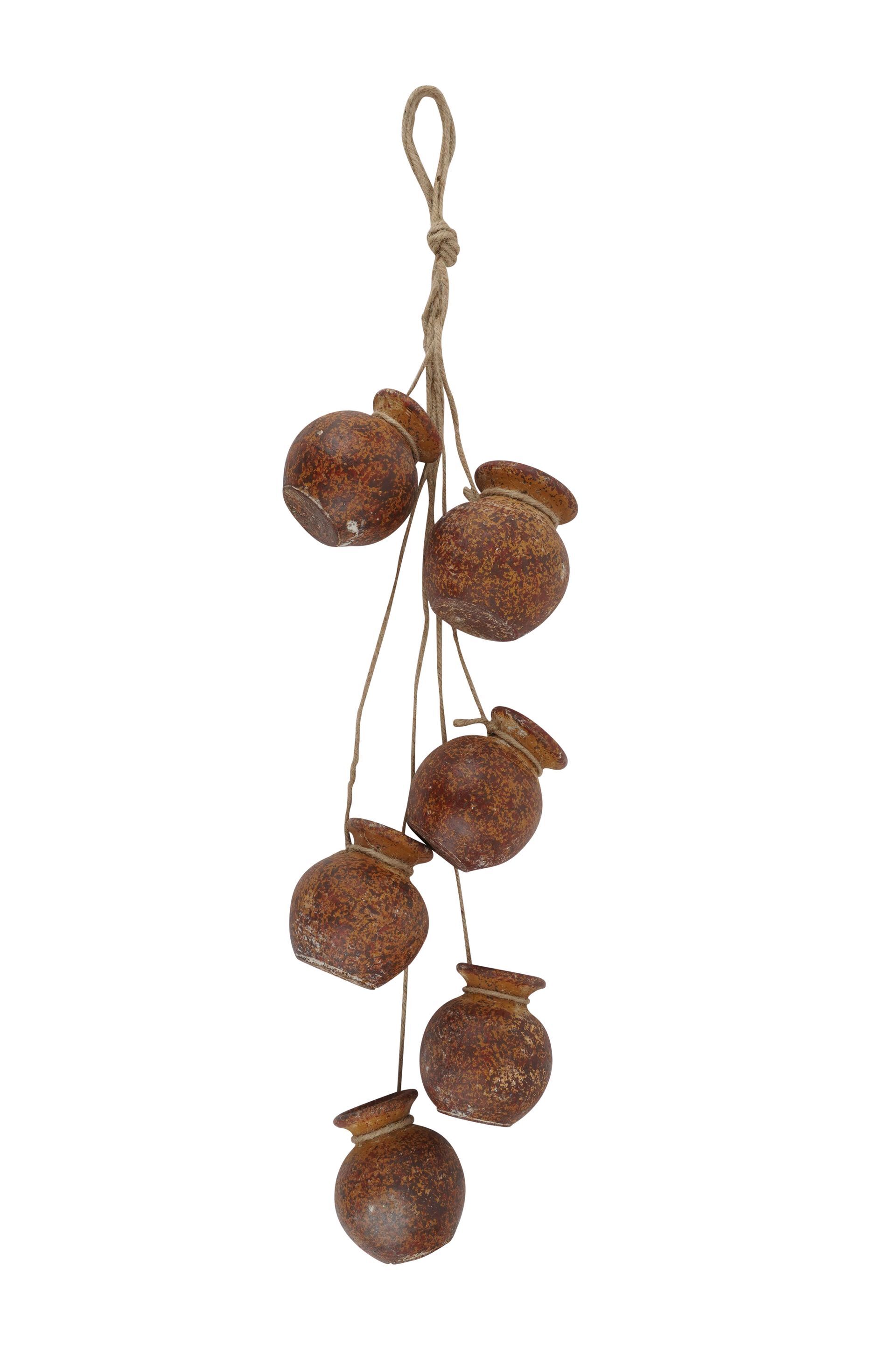 Stringy Pots-Wall Decor-Ristra-Garden-Clay-29Lx7-NEW-Stringy