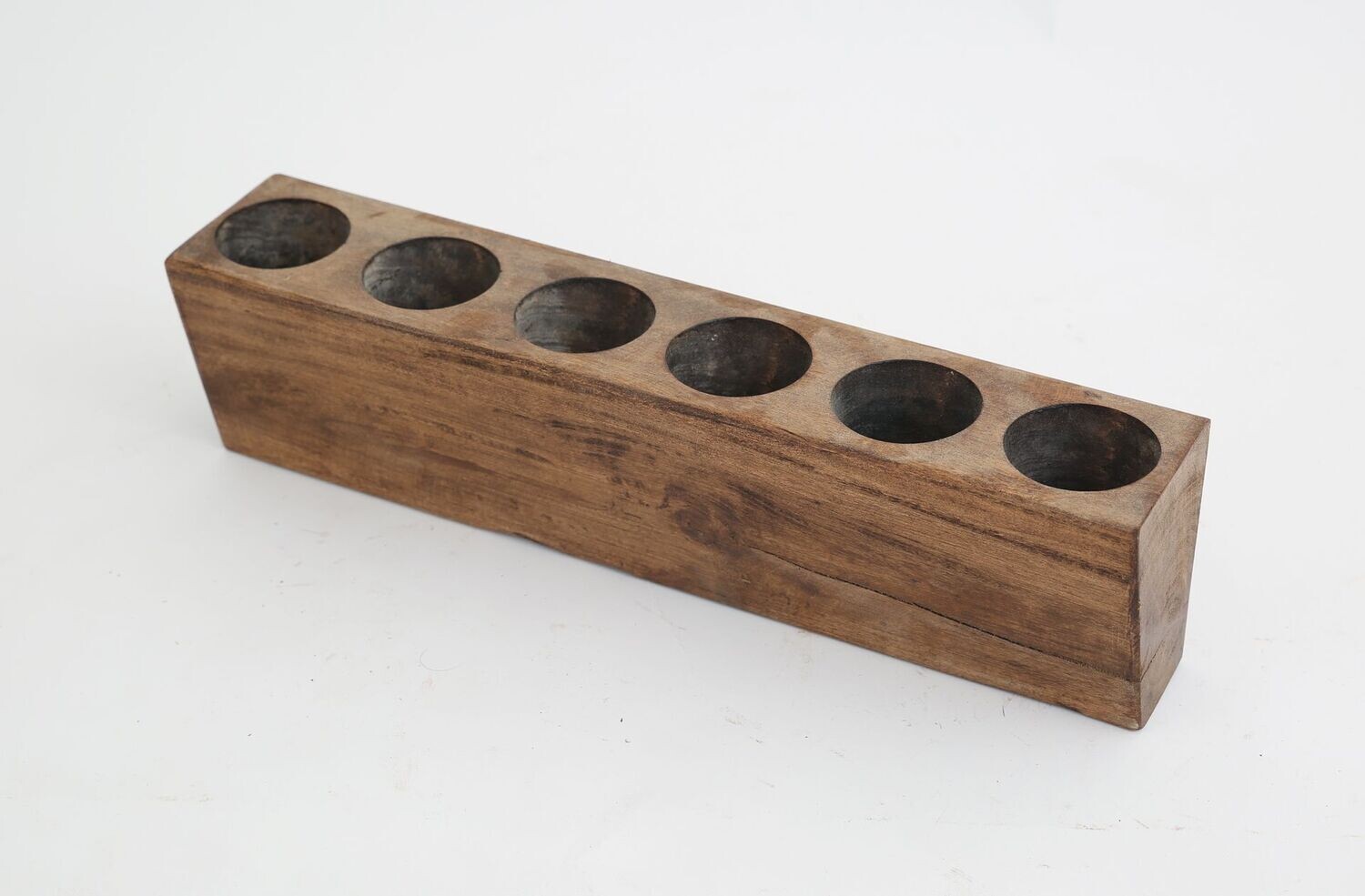 Rustic Sugar Mold-6 Hole-Rustic-Reproduction-Gorgeous-19 inches Long-Waxed