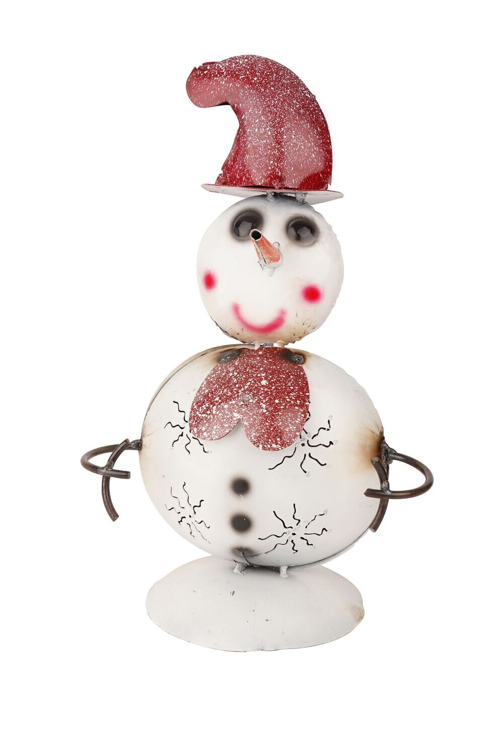 Frosty the Snowman Metal Christmas-Handmade-Xmas-Frosty