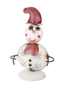 Frosty the Snowman Metal Christmas-Handmade-Xmas-Frosty