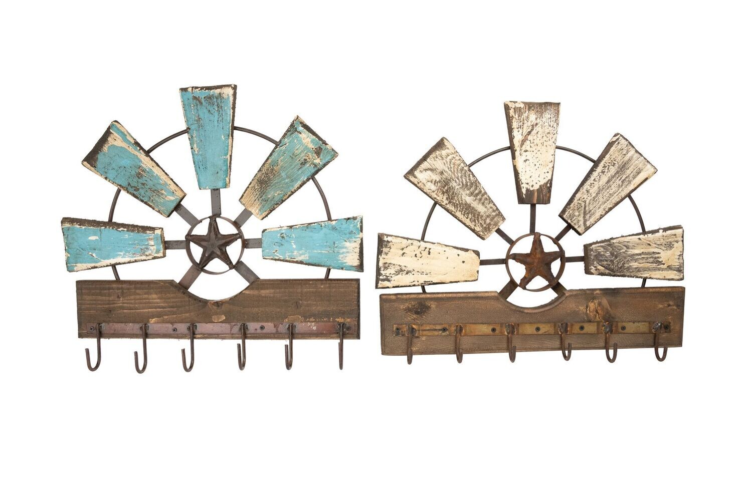 Star Hat Rack-Western-Rustic-Coat-Wall Decor-20x16x3 inches