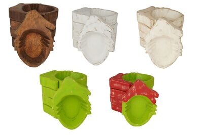 Grouch Dough Bowl-7x9-Christmas-Candle Ready-NEW-Grouch Dough Bowl-5 Color Choices