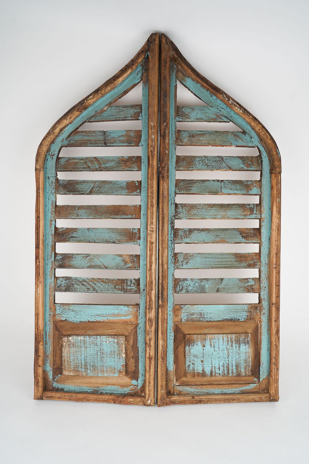 Saloon Doors-Pair Farmhouse Wall Decor Windows-24x36 inches-Two Colors, COLOR: Turquoise