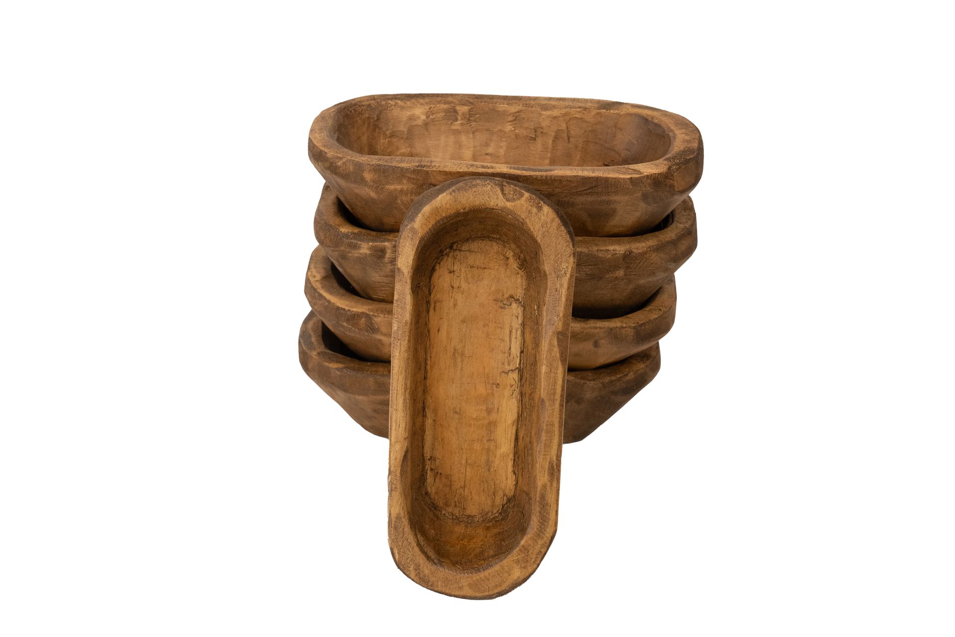 Tubby  Mini Bowl-Candle Ready-4 x 8 inches Dough Bowl-Wood-4 x 8 inch-Farmhouse-Tubby Bowl-Four Colors-NEW